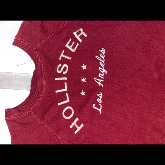 Winter Holiday Maroon Crewneck Sweater - Picture 3 of 4